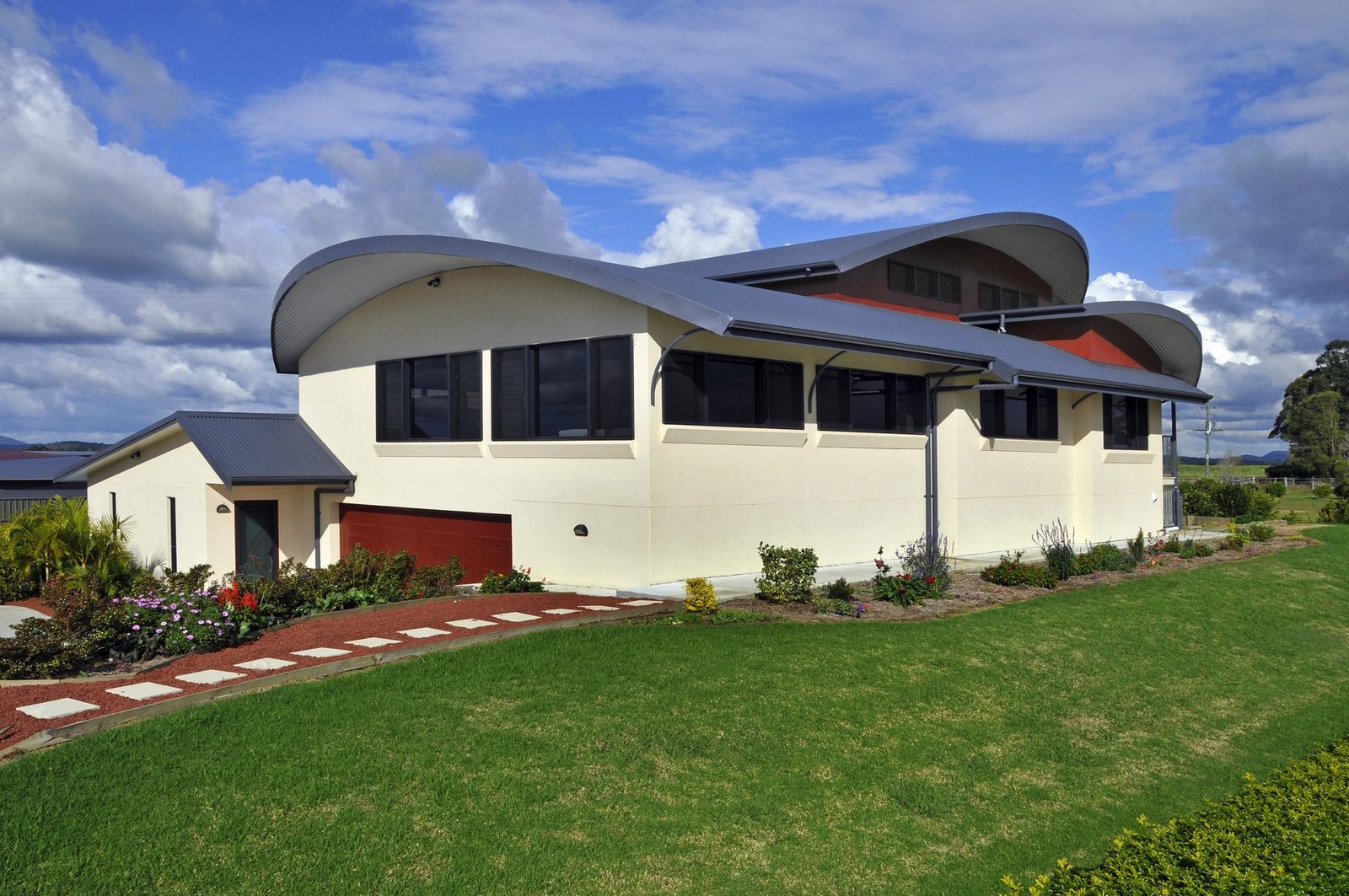 Curved-roof Residence